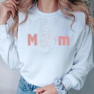 Mom Crewneck Sweatshirt New Mom Gift Pregnancy Announcement Shirt